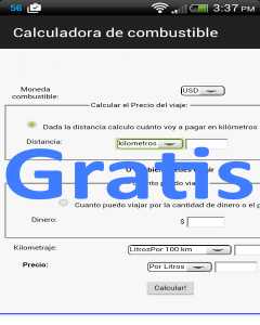 Calculadora de combustible